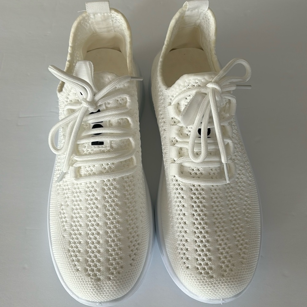 Pretty White Comfortable Sneakers